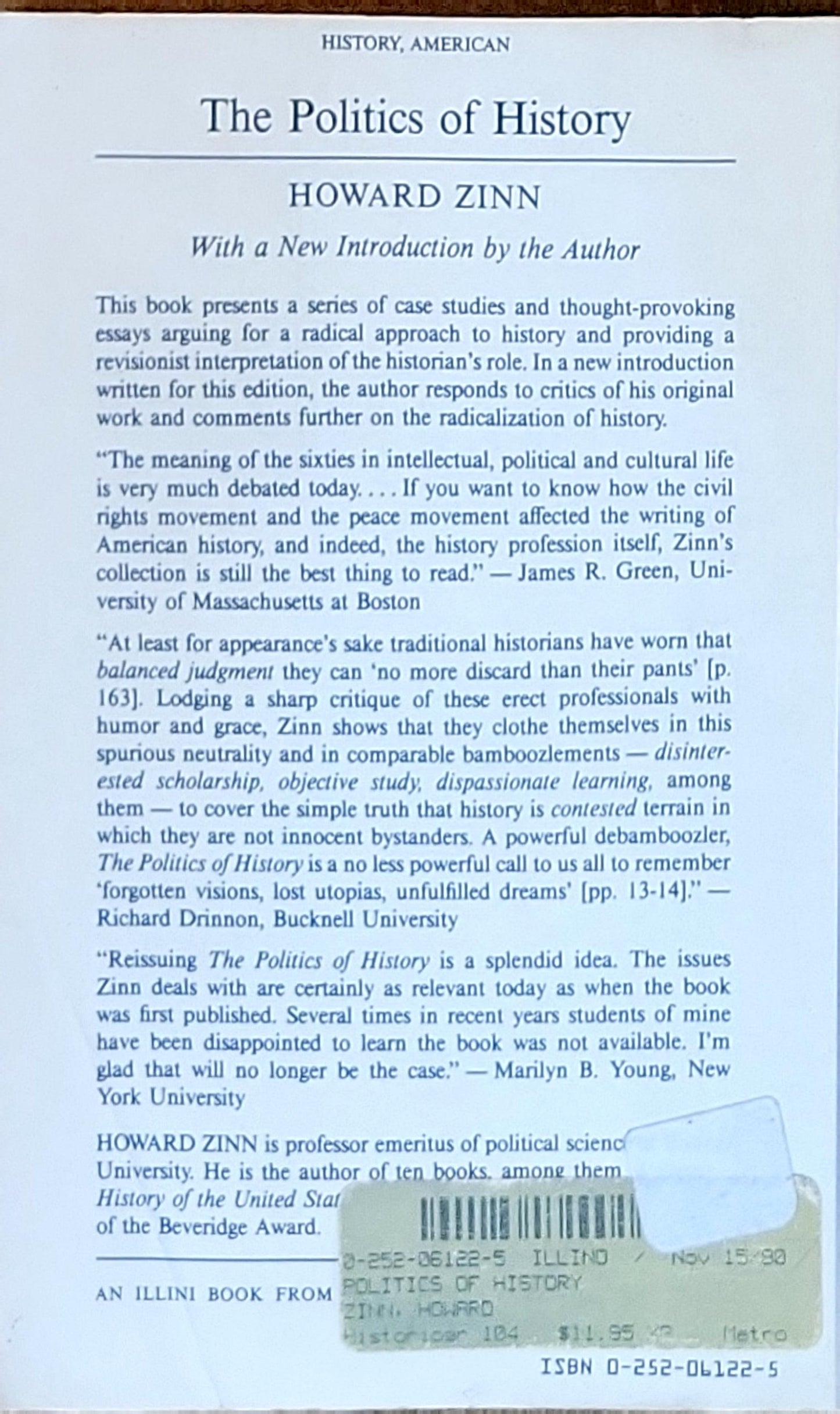 The Politics of History