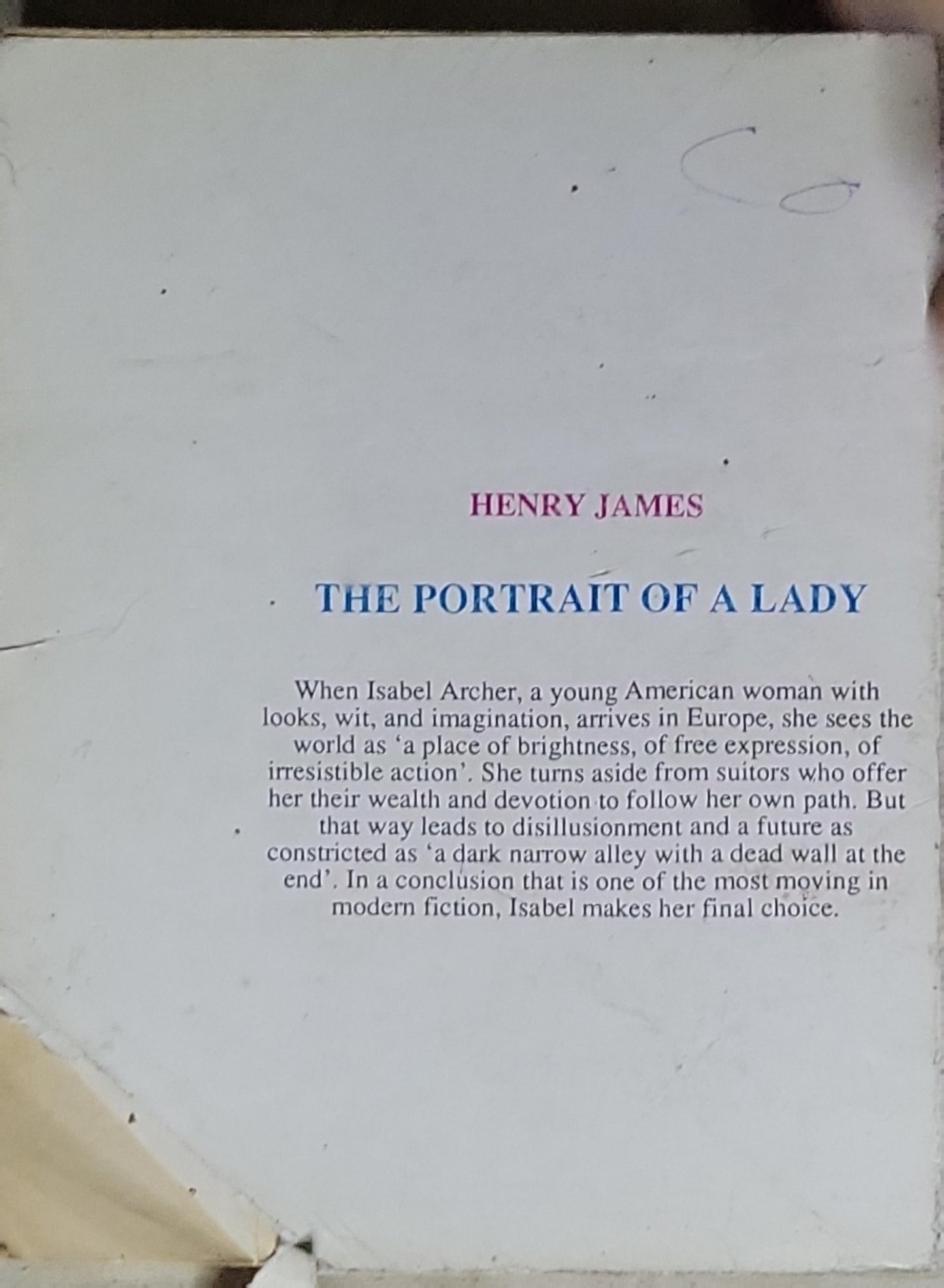 The Portrait of a Lady