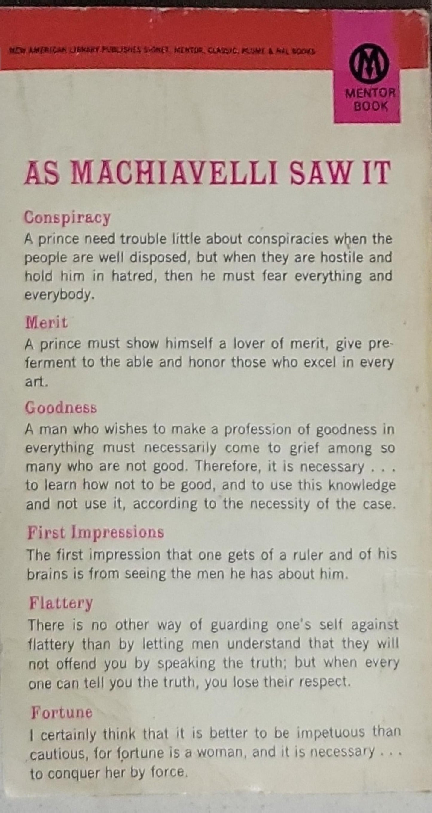 The Prince: Introd. by Christian Gauss
