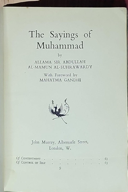 The Sayings of Muhammad
