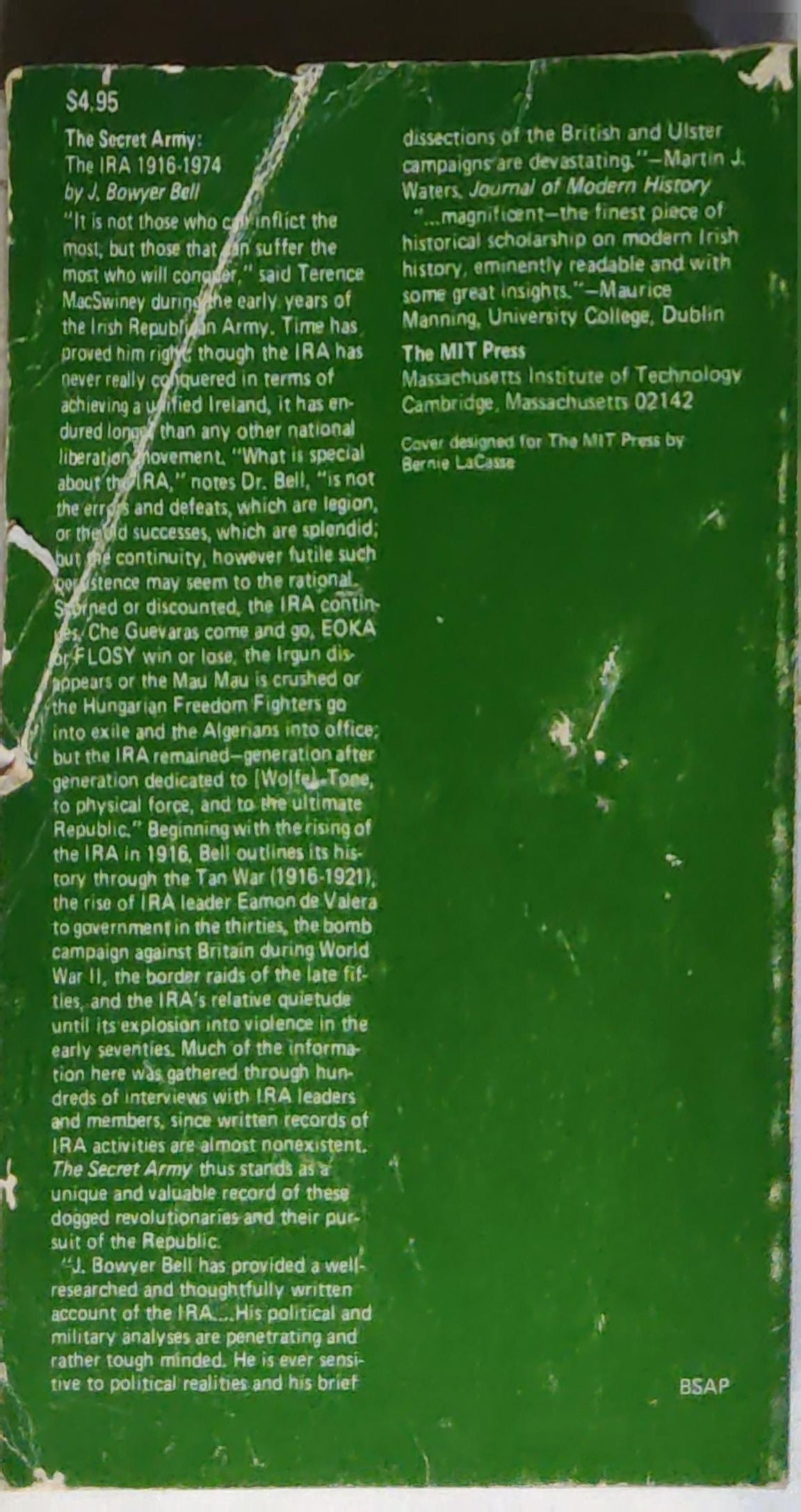 The Secret Army: The IRA 1916-1974
