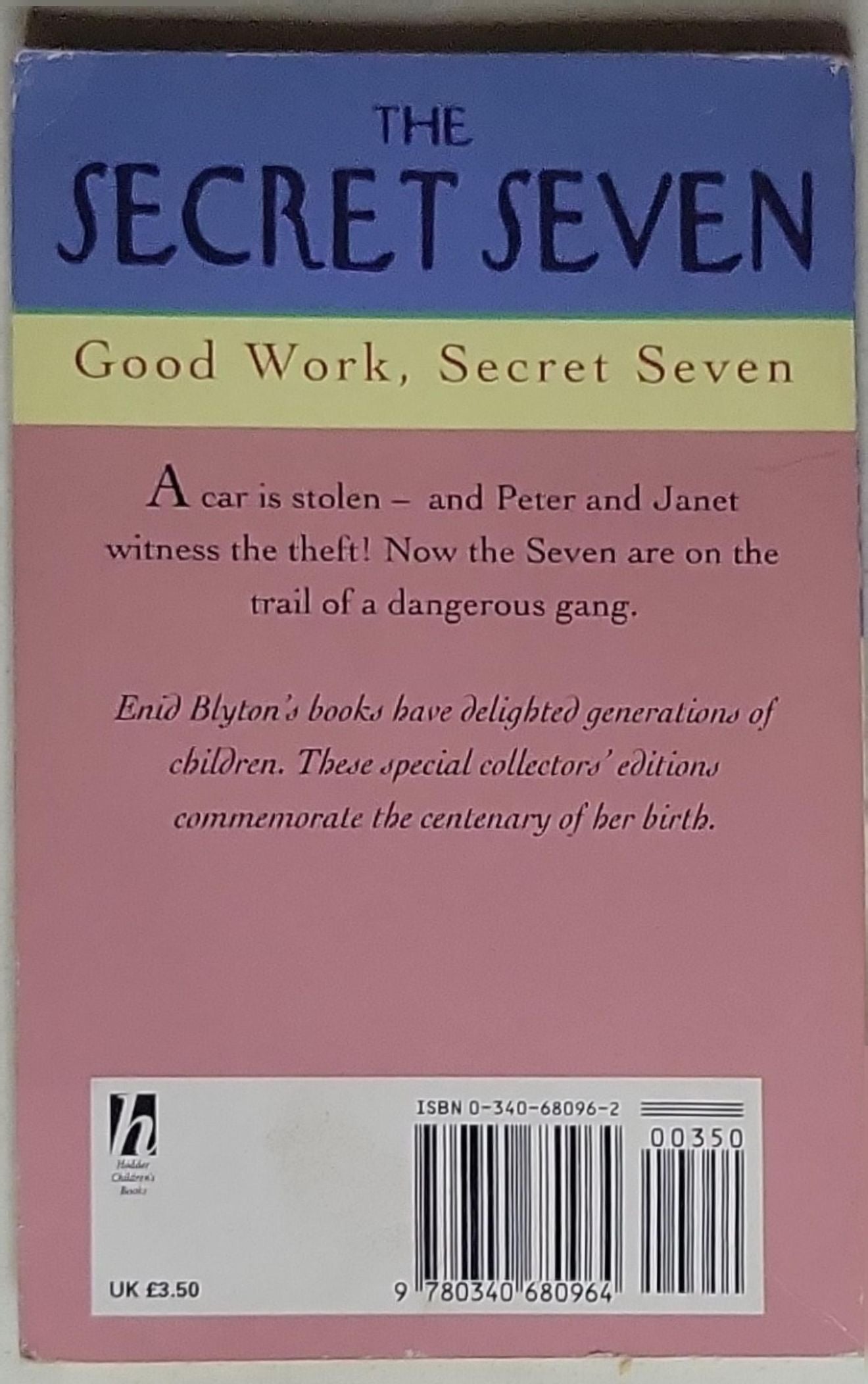 The Secret Seven: Good Work, Secret Seven: Good Work, Secret Seven