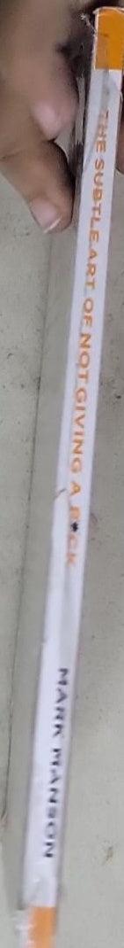 The Subtle Art of Not Giving a F*ck: A Counterintuitive Approach to Living a Good Life