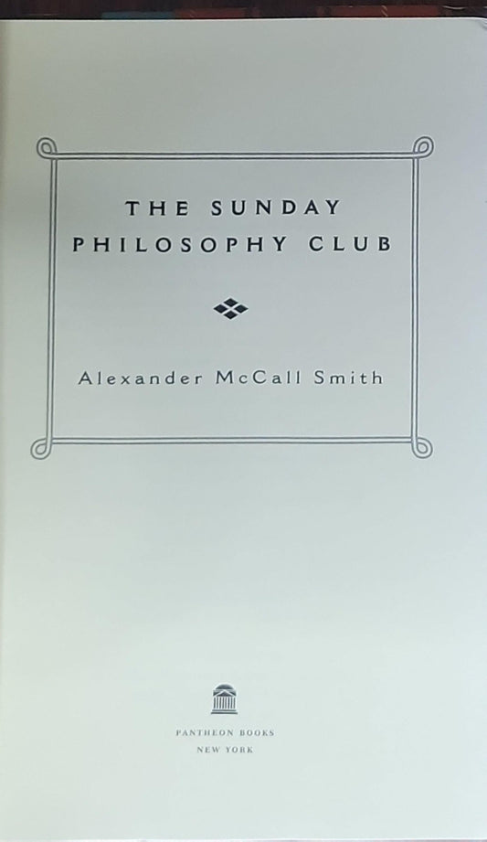 The Sunday Philosophy Club