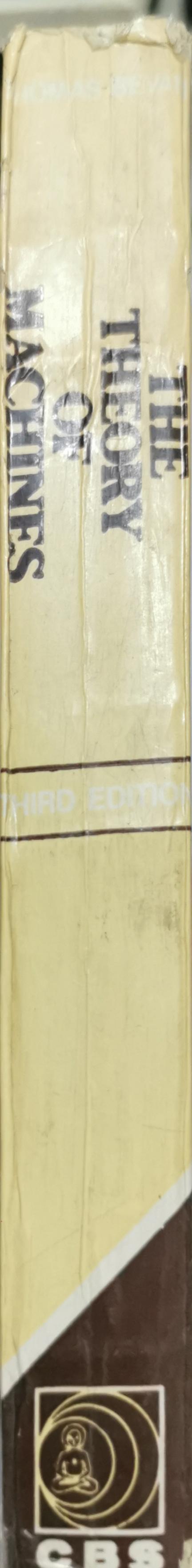 The Theory of Machines By Thomas Bevan