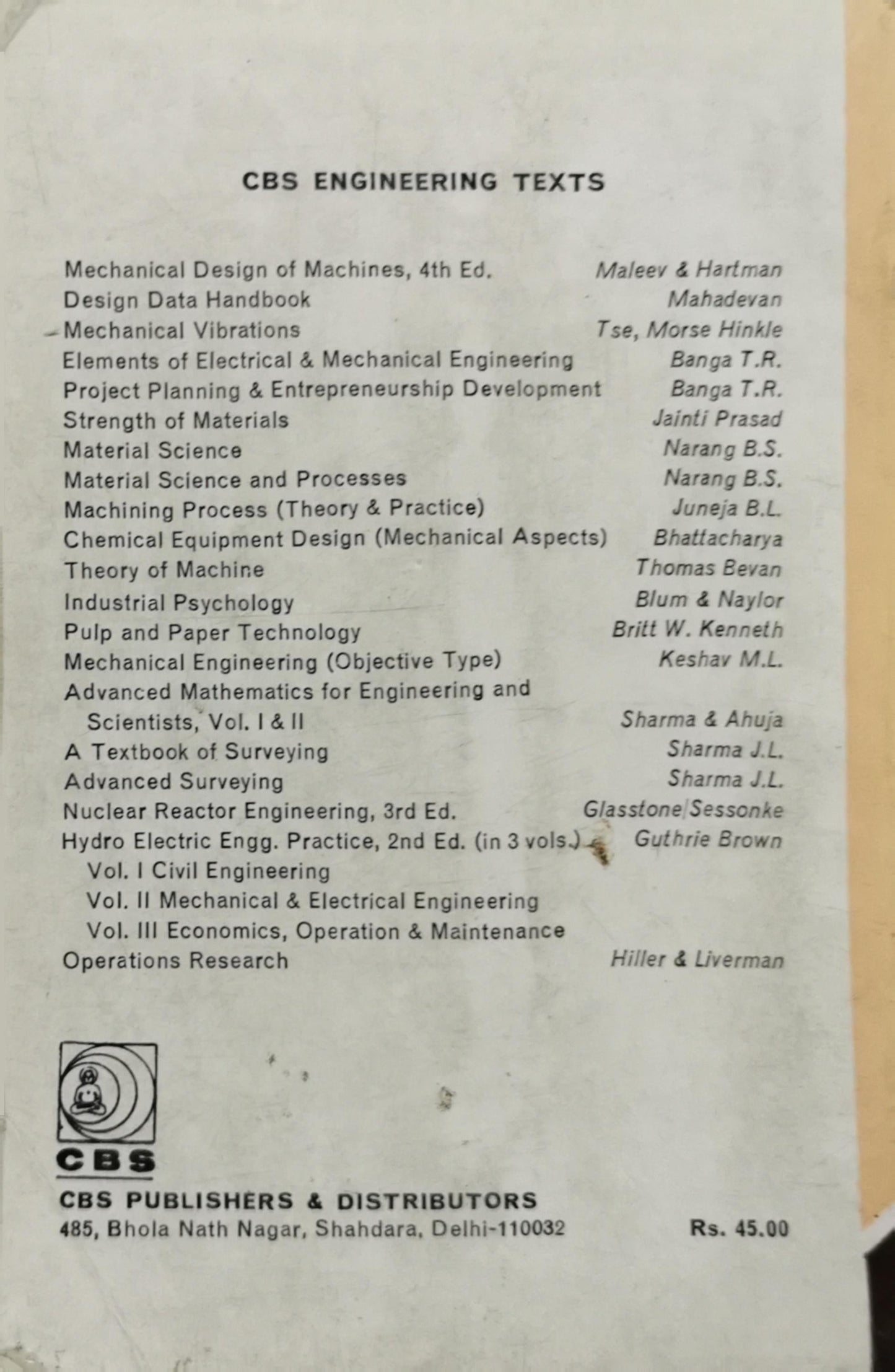 The Theory of Machines By Thomas Bevan