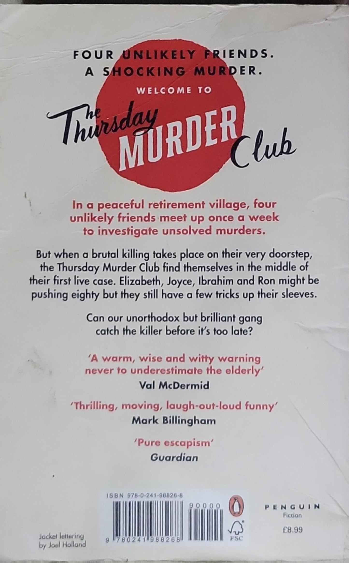 The Thursday Murder Club: Four unlikely friends. A shocking murder.