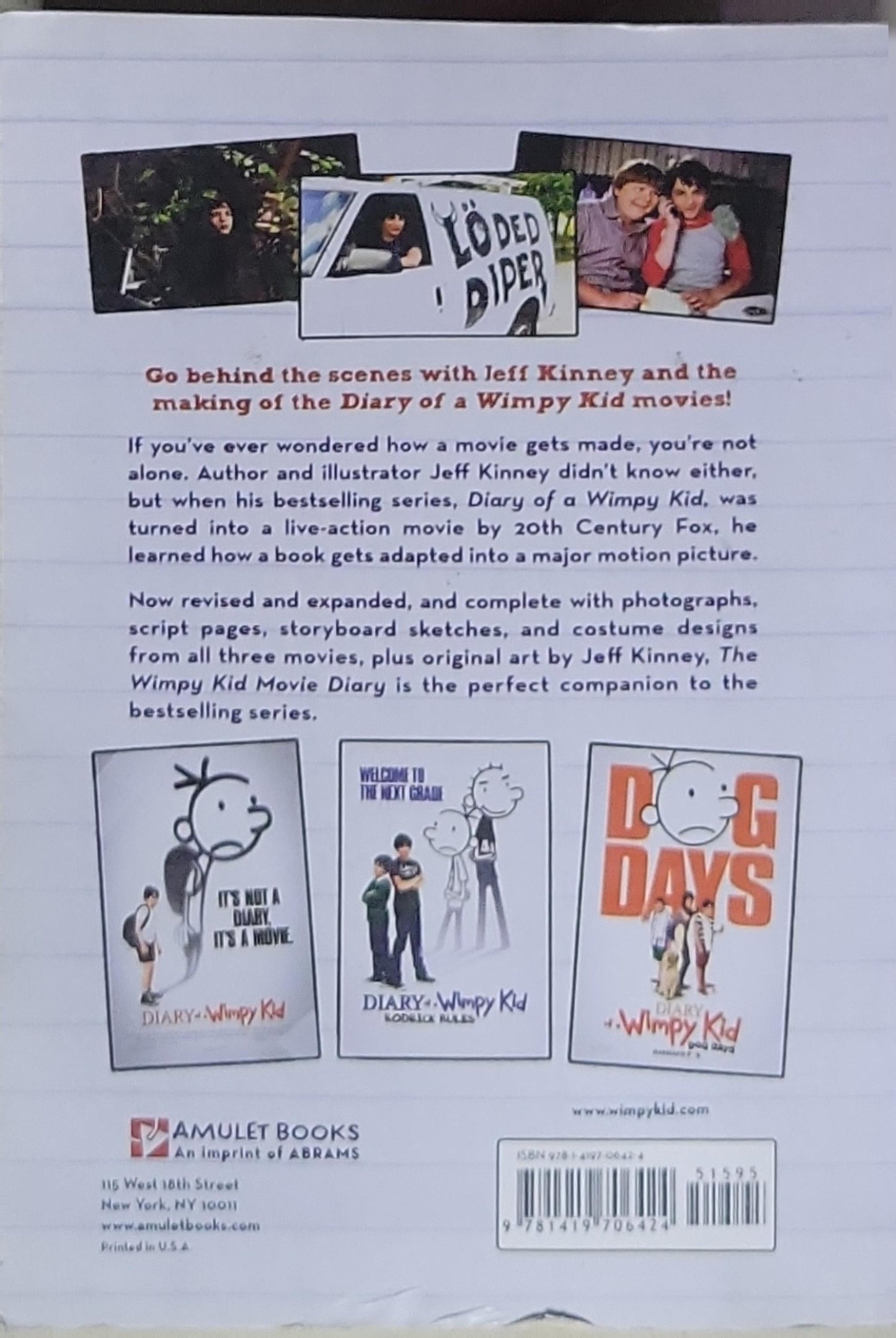 The Wimpy Kid Movie Diary: How Greg Heffley Went Hollywood (Revised & Expanded Edition)