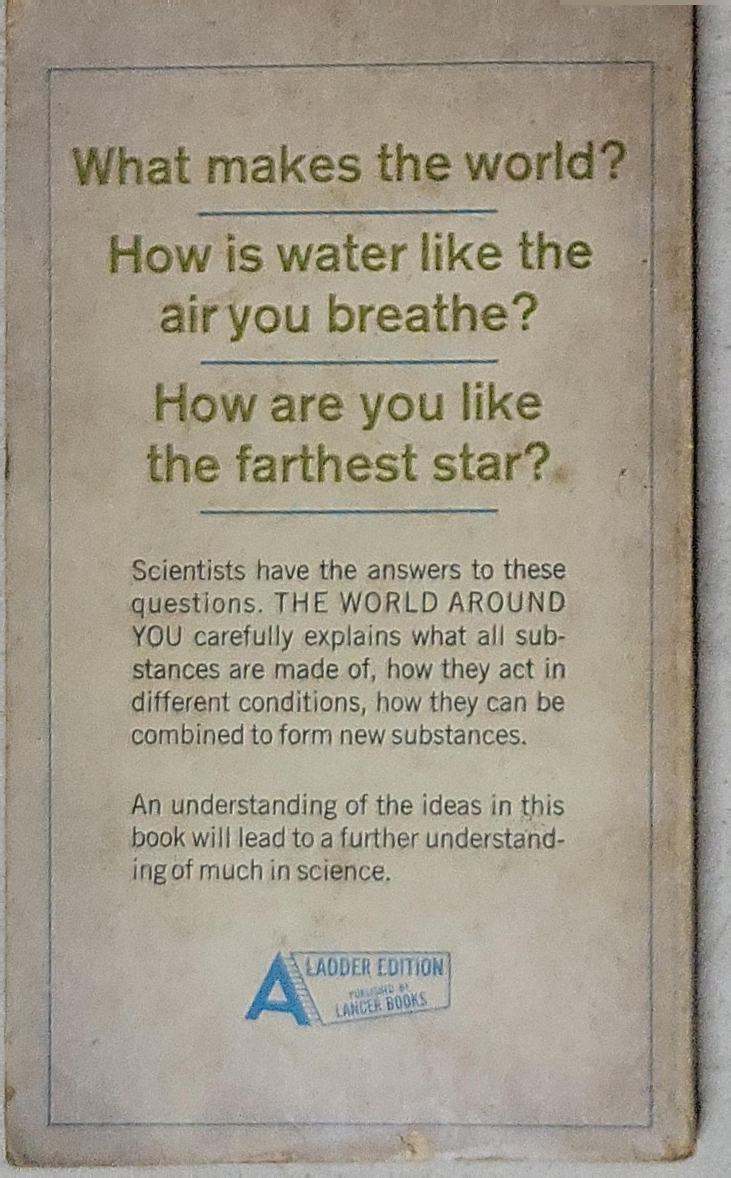 The World Around You: Original title: Building Blocks of the Universe