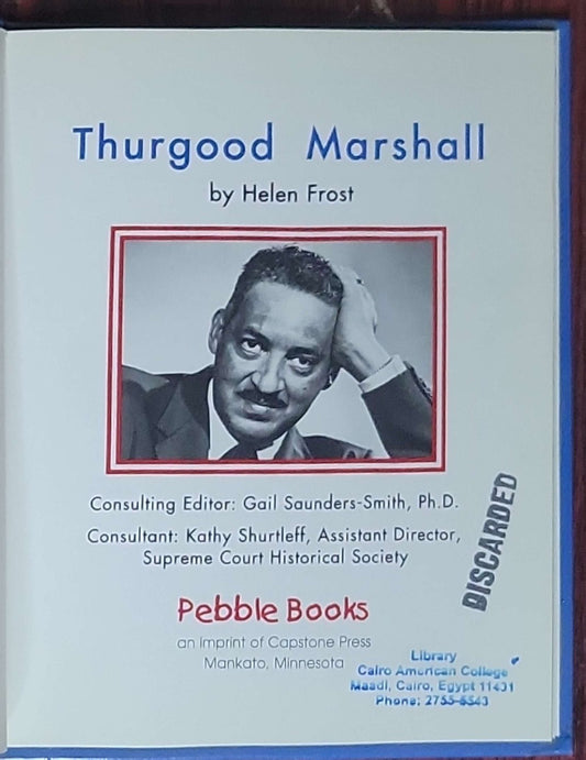 Thurgood Marshall (Famous Americans)