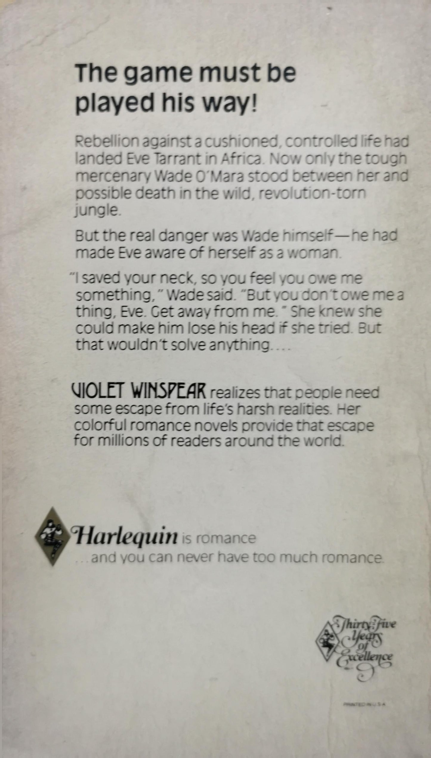 Time of the Temptress By Violet Winspear