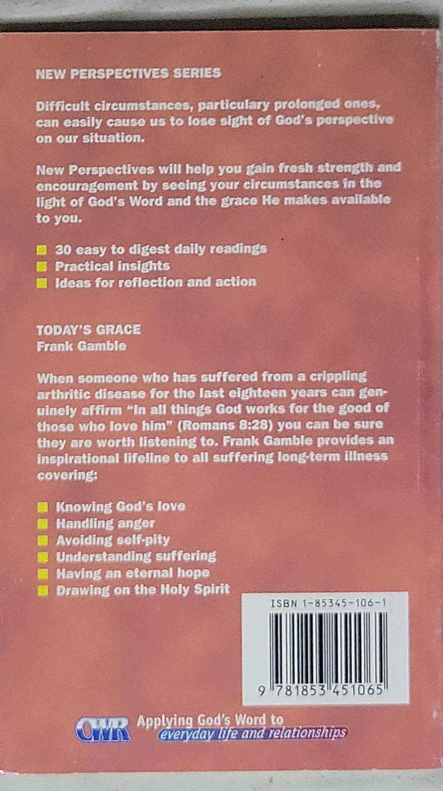 Today’s Grace: Coping with Long-term Illness