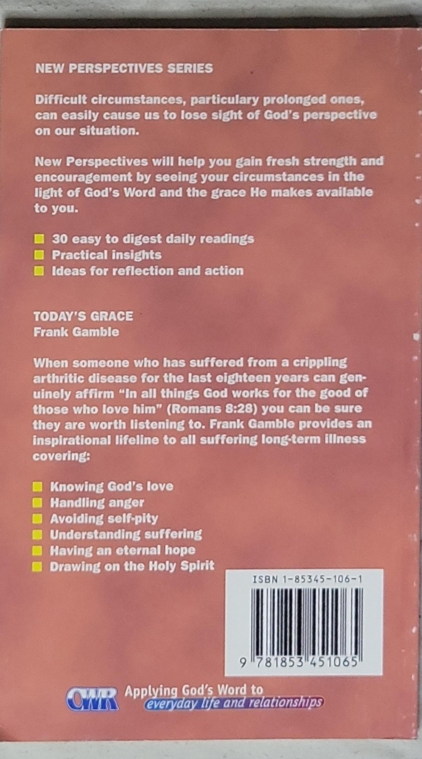Today’s Grace: Coping with Long-term Illness