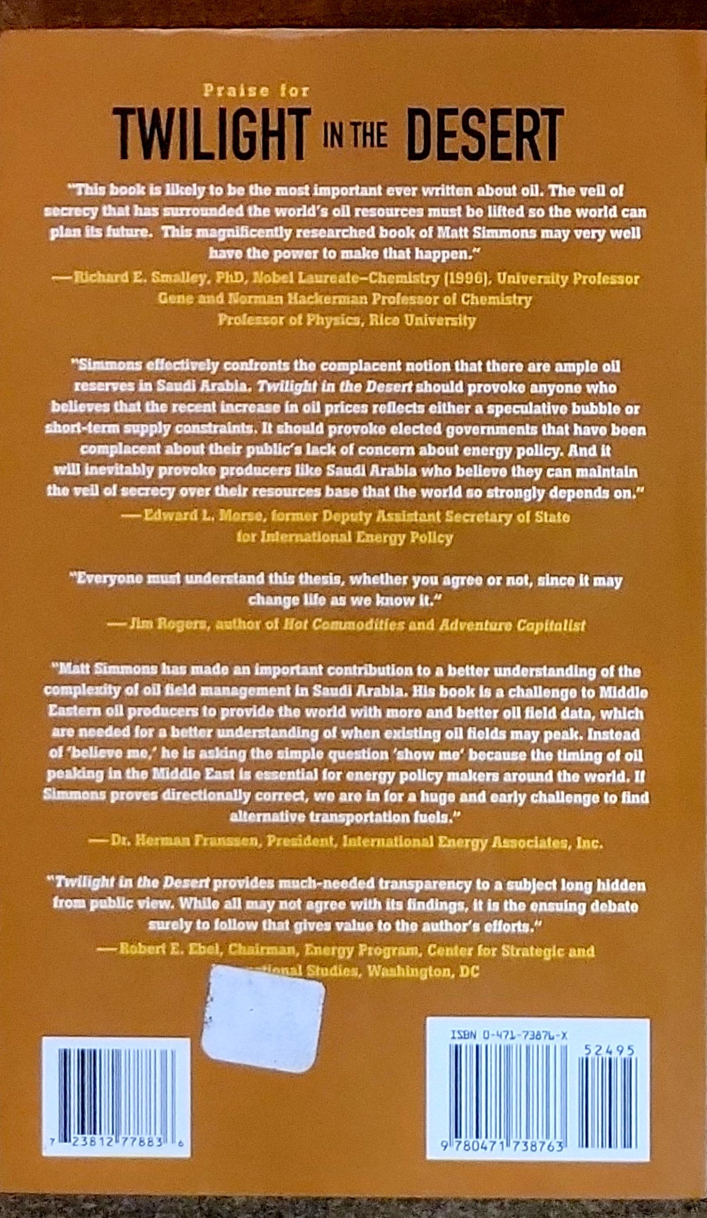 Twilight in the Desert: The Coming Saudi Oil Shock and the World Economy