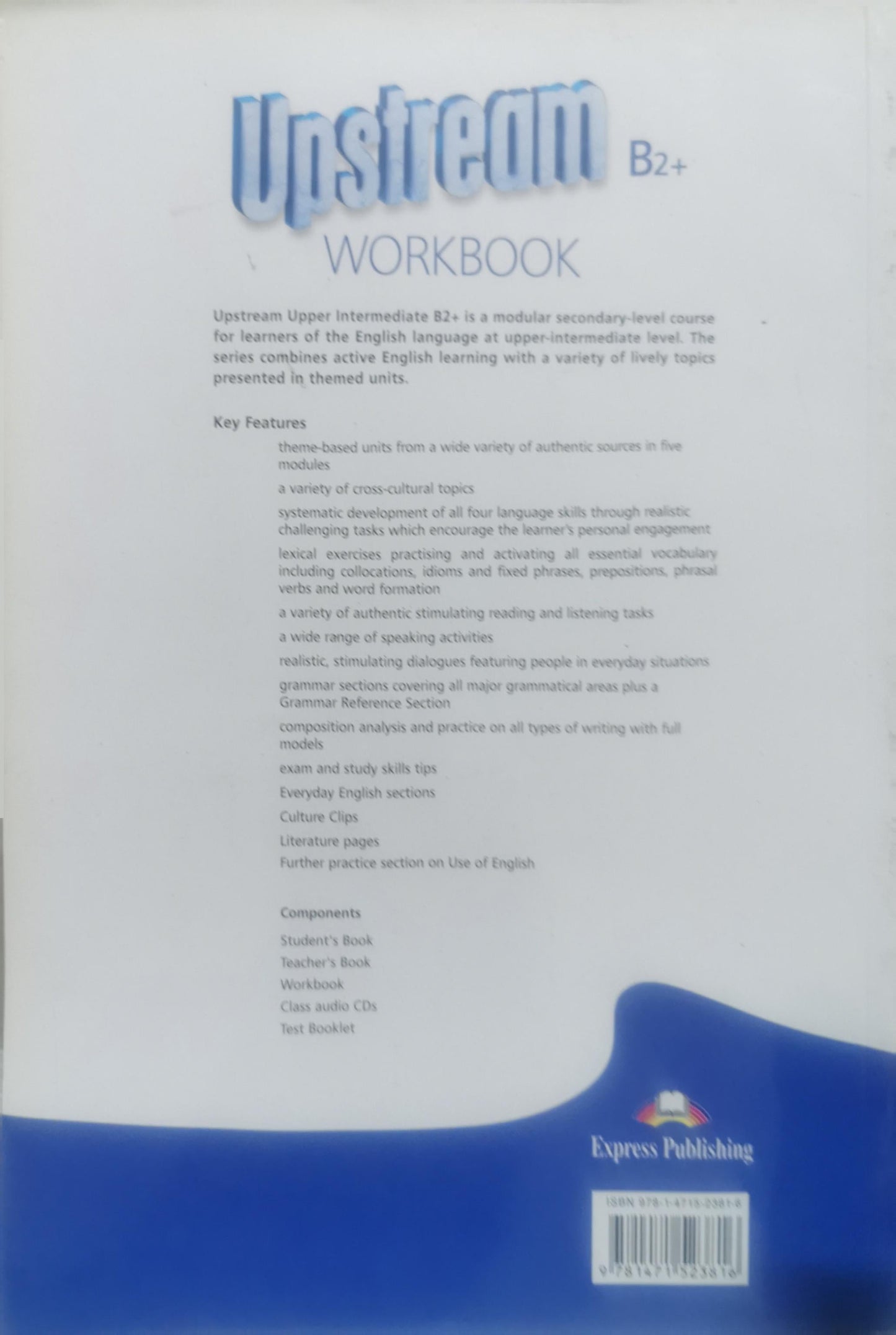 Upstream: Workbook – Upper-Intermediate B2+ By Virginia Evans and Bob Obee
