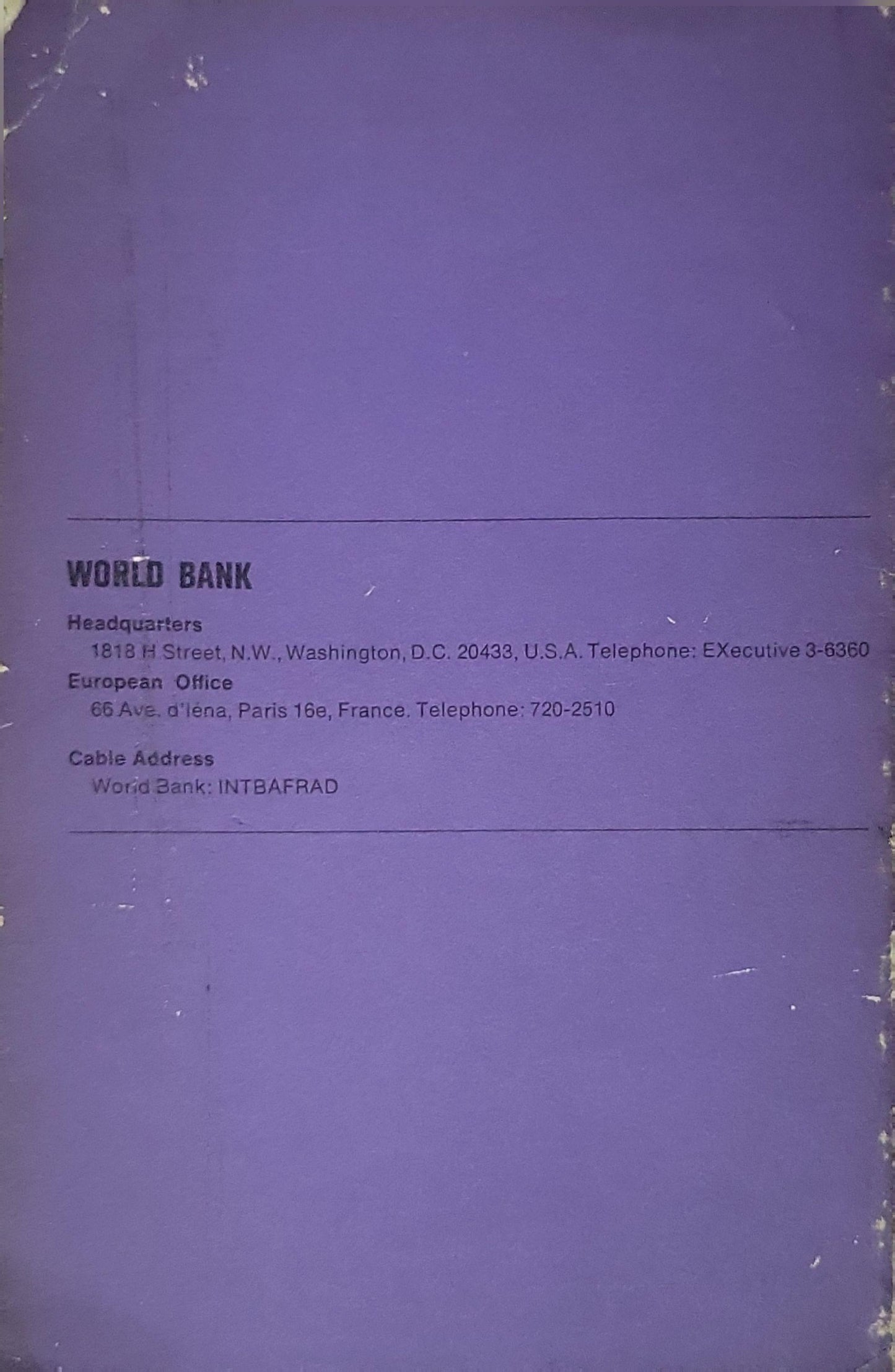 Urbanization: Sector Working Paper