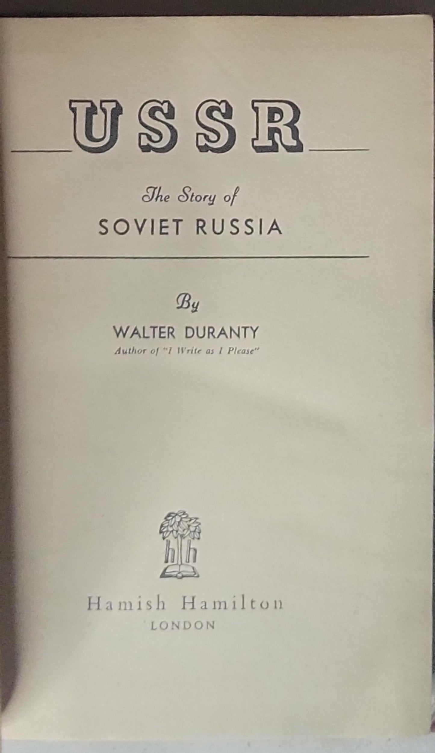 USSR: The Story of Soviet Russia