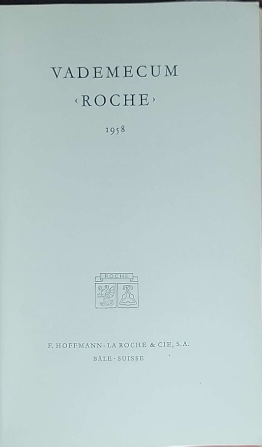 Vademecum Roche: 1958 edition
