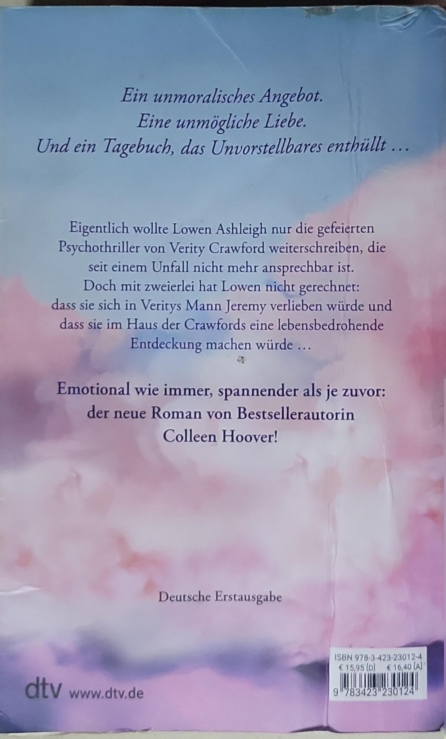 Verity: Deutsche Erstausgabe