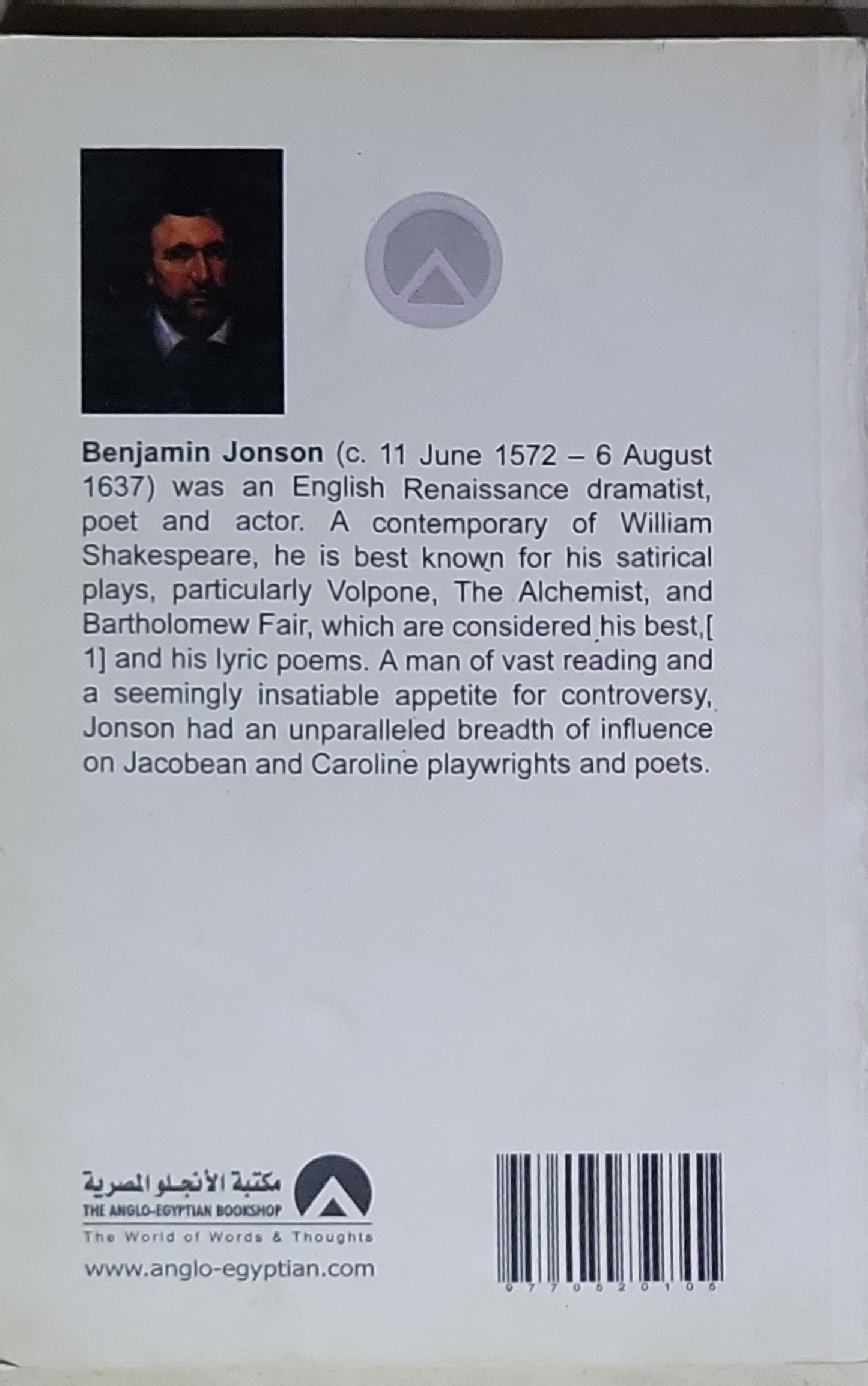 VOLPONE: New Anglo edition