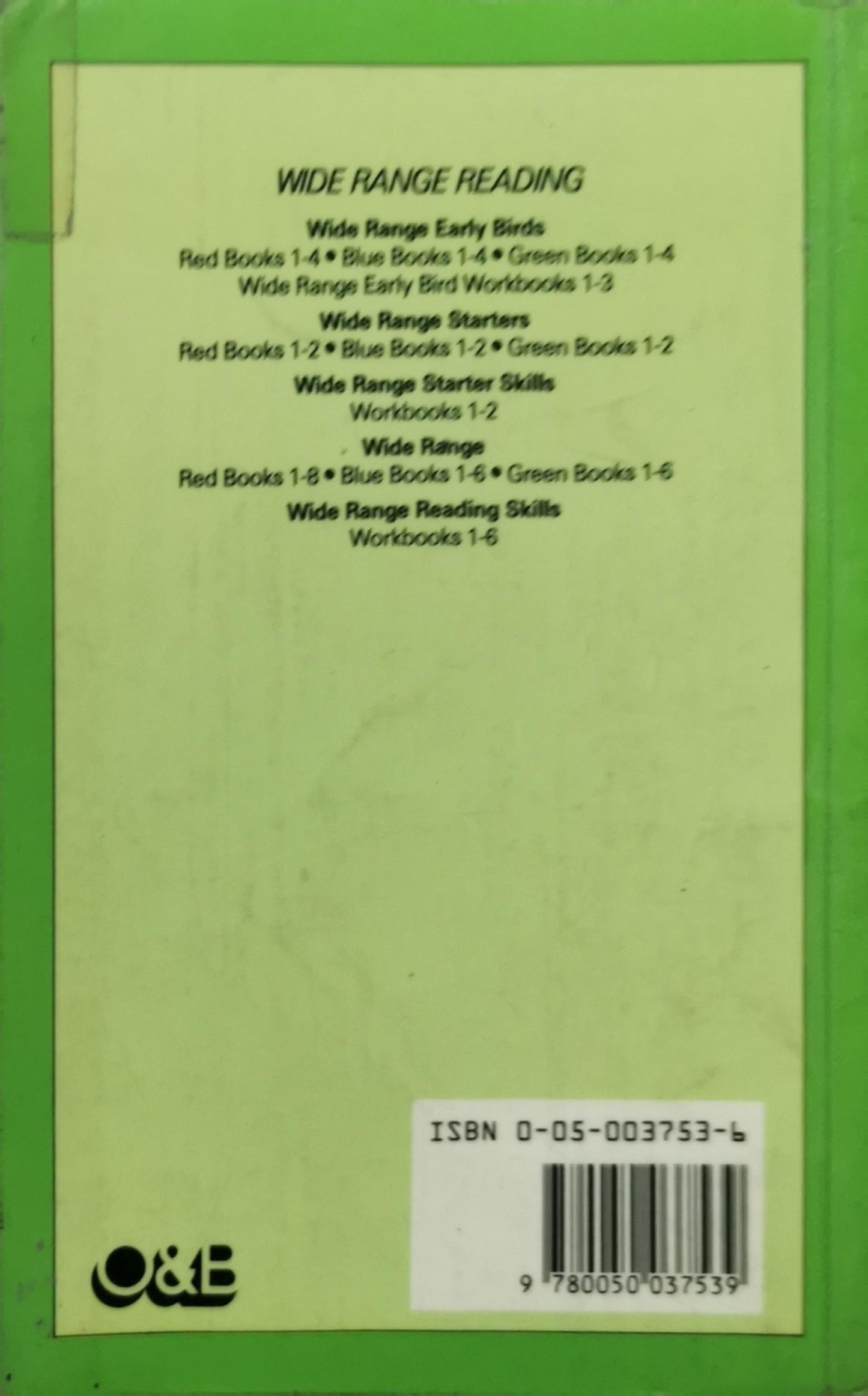 Wide Range Readers: Book 5