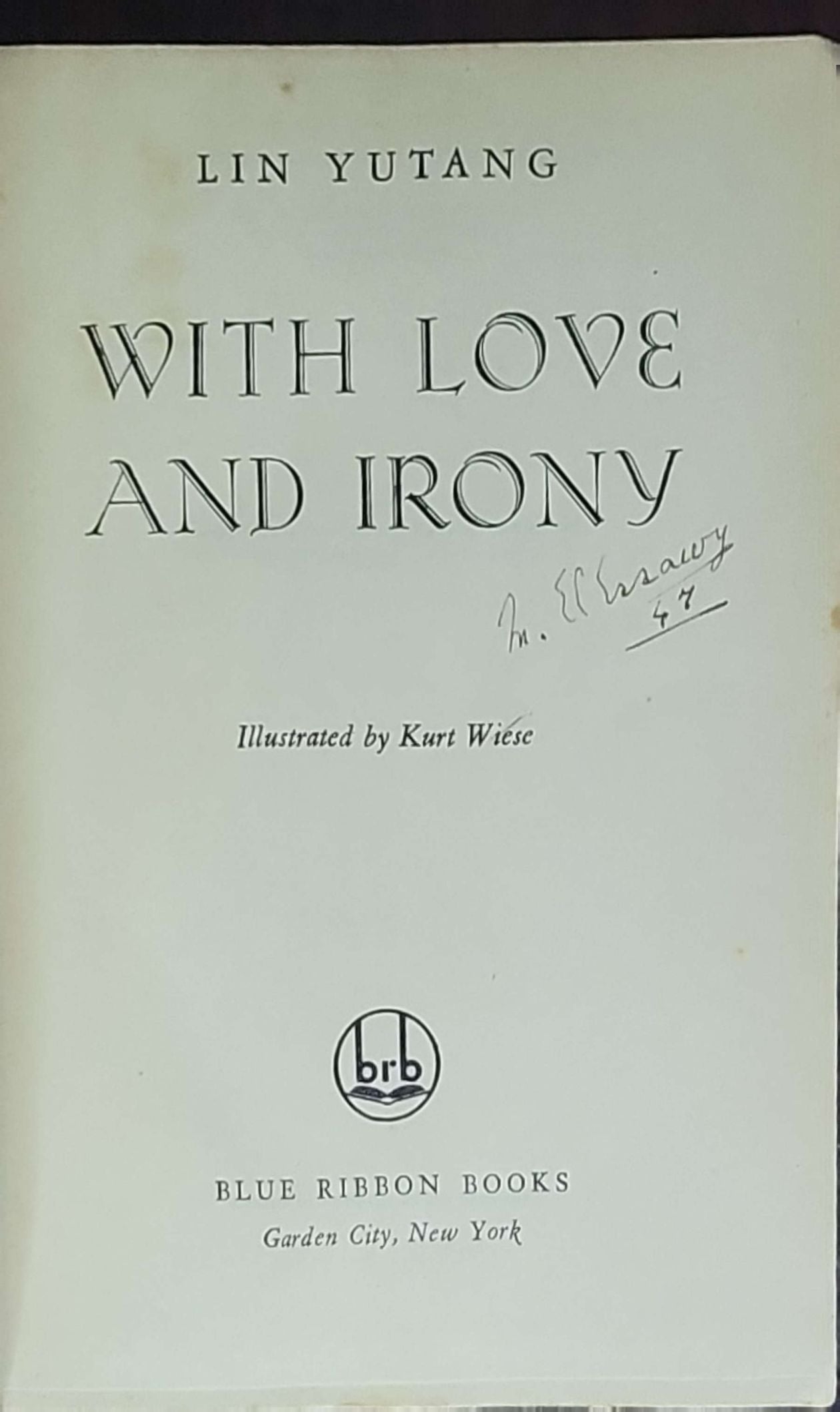 With Love and Irony