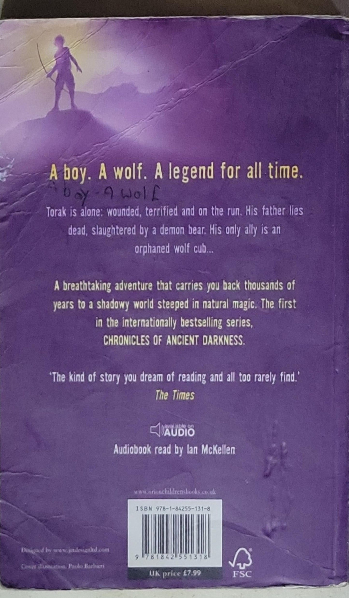 Wolf Brother: Chronicles of Ancient Darkness: Wolf Brother