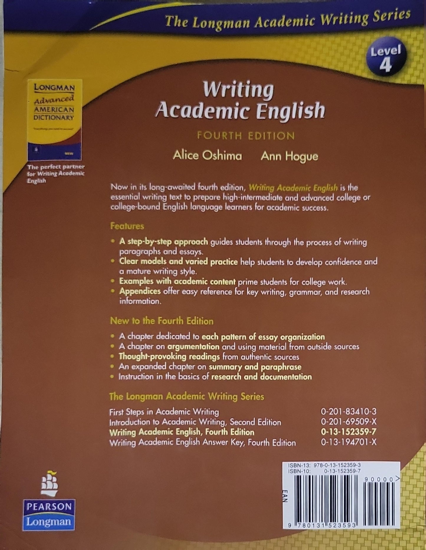 Writing Academic English: Fourth Edition