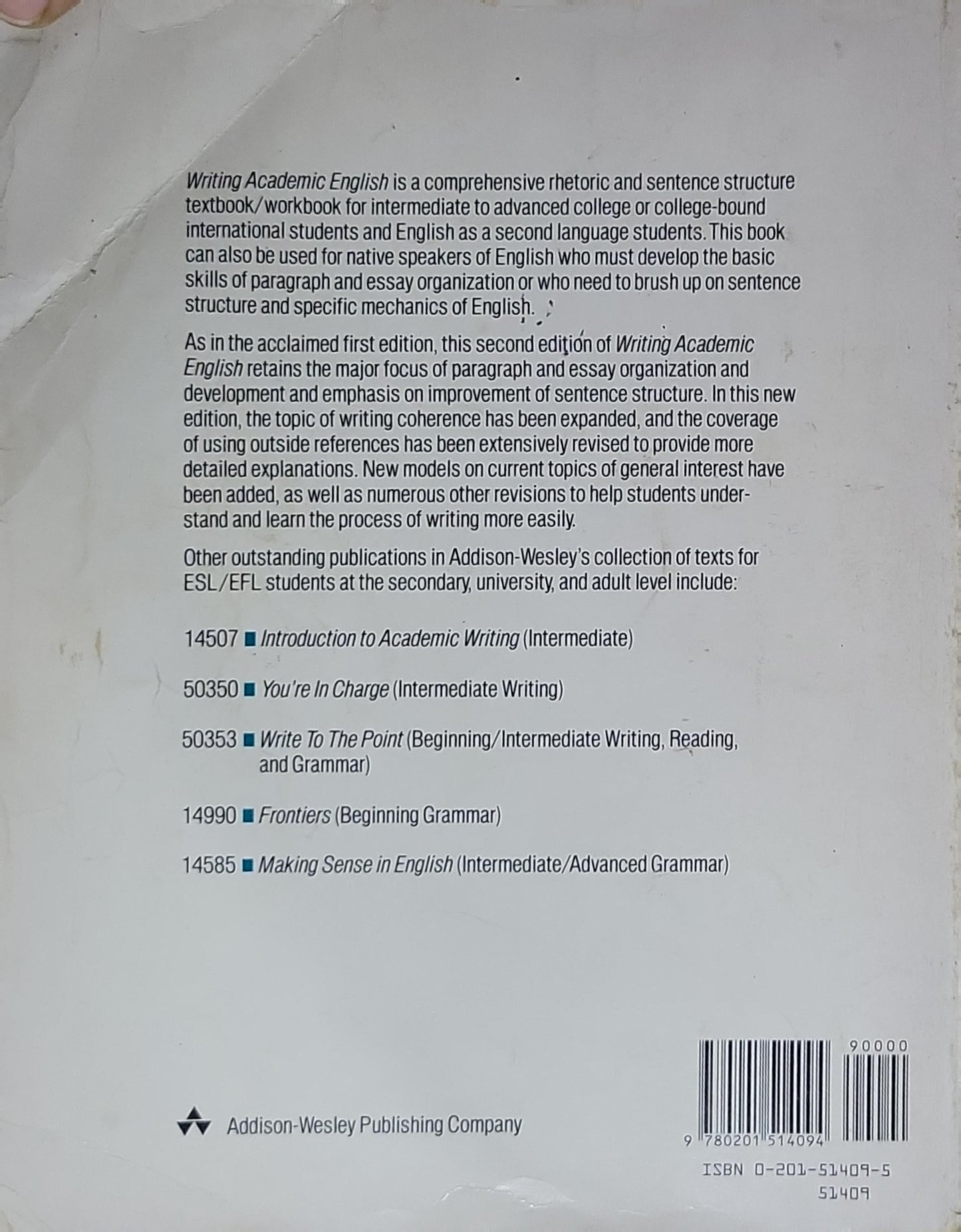 Writing Academic English: Second Edition