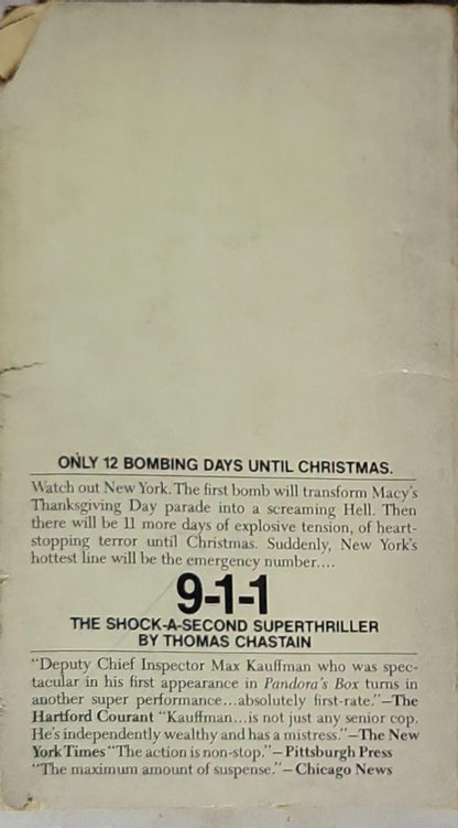 9-1-1: The Shock-A-Second Superthriller By Thomas Chastain