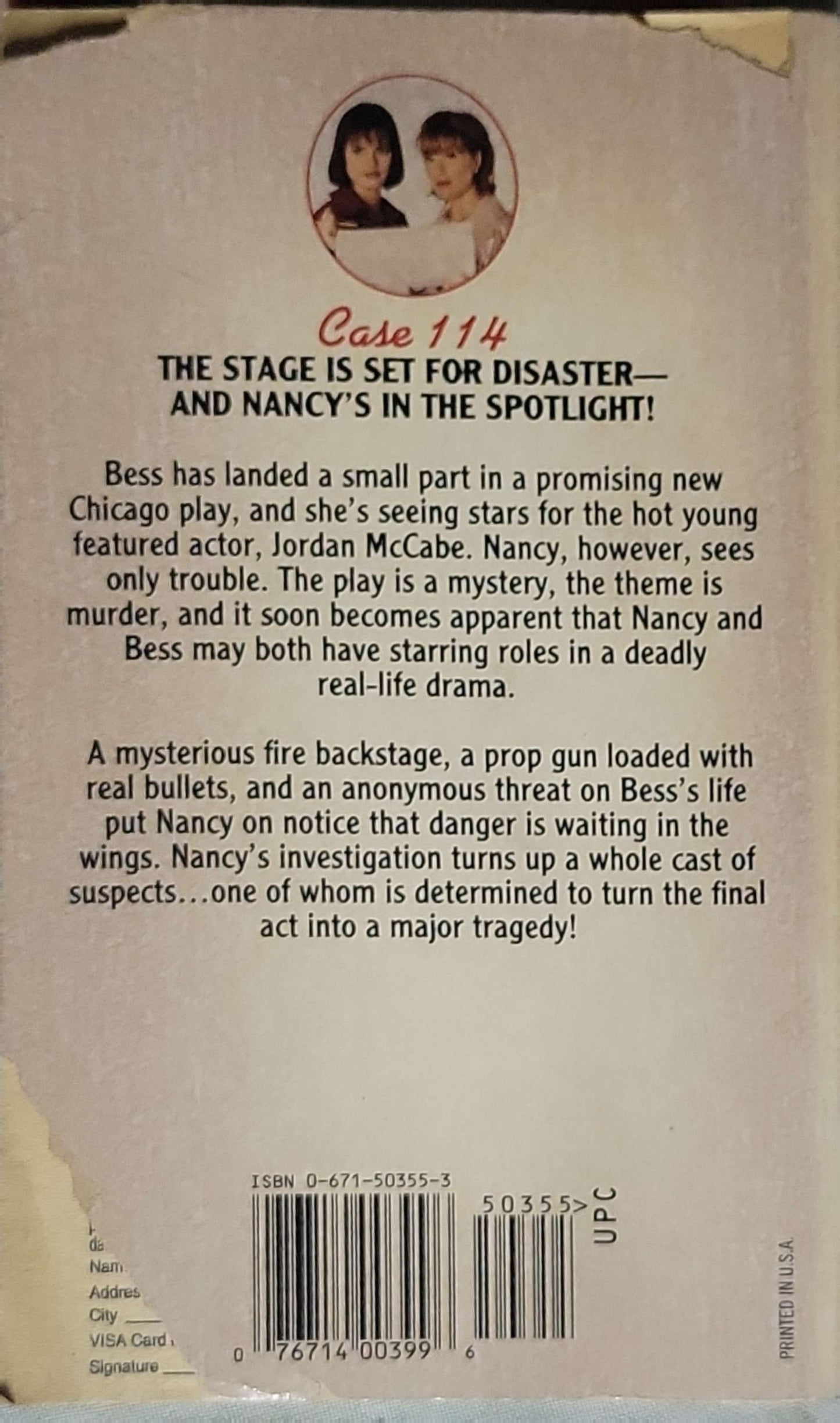 Rehearsing for Romance (1996): The Nancy Drew Files, Case 114 By Carolyn Keene