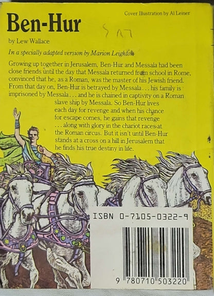 Ben-Hur (1983): Illustrated Classic Editions — specially adapted by Marion Leighton By Lew Wallace