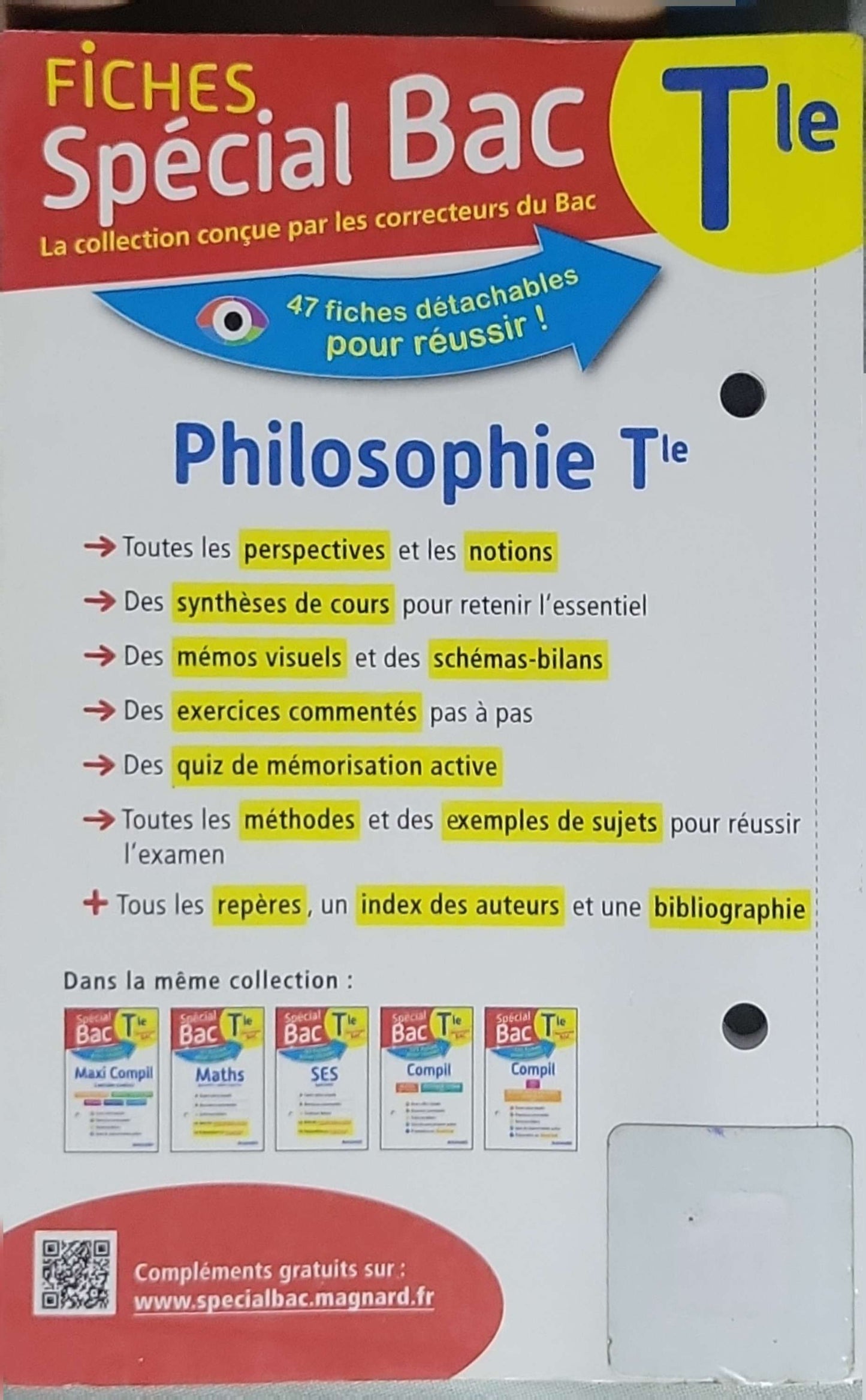 Philosophie (Tle): 47 fiches pour réussir !