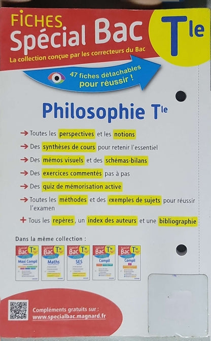 Philosophie (Tle): 47 fiches pour réussir !