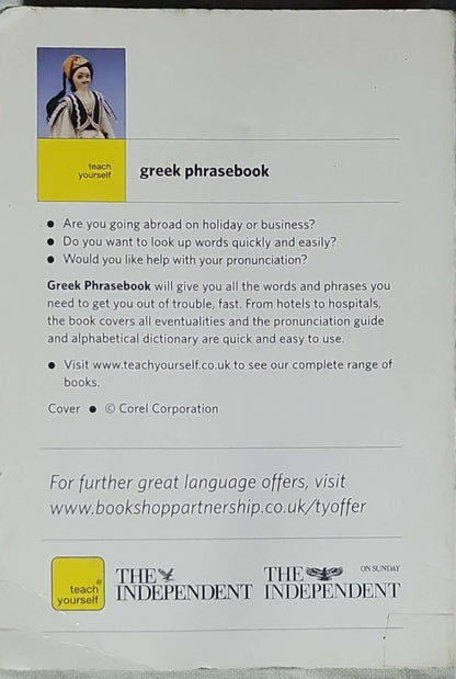 Teach Yourself Greek Phrasebook (2004): Teach Yourself Phrasebook By Nikki Watts
