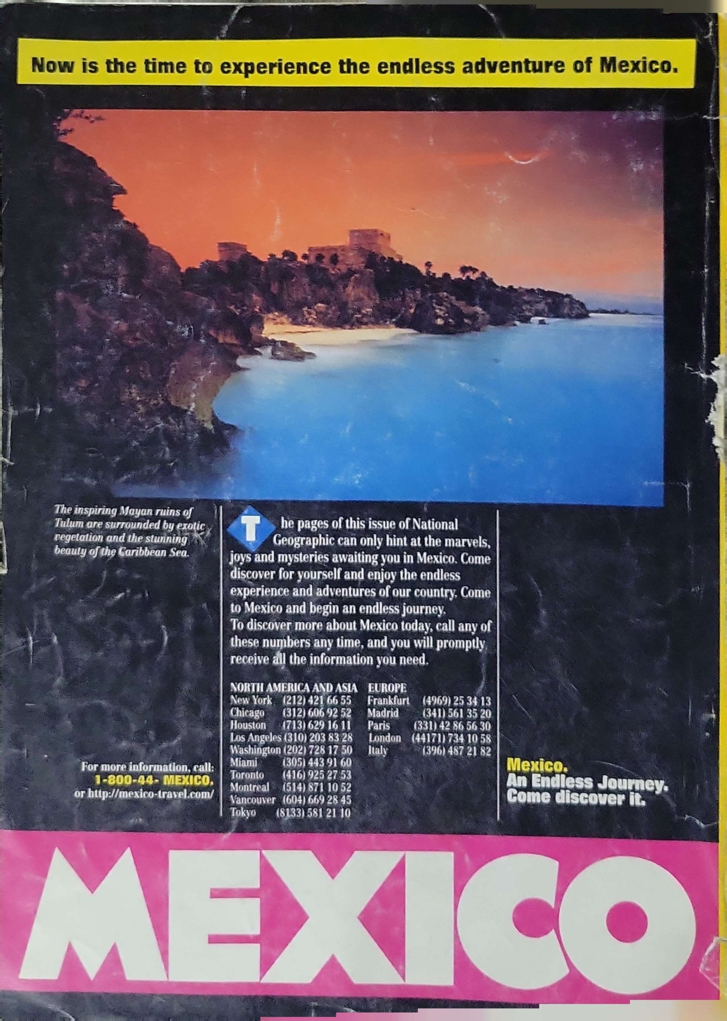 National Geographic — Emerging Mexico (1996): A Special Issue; Vol. 190, No. 2 (August 1996)
