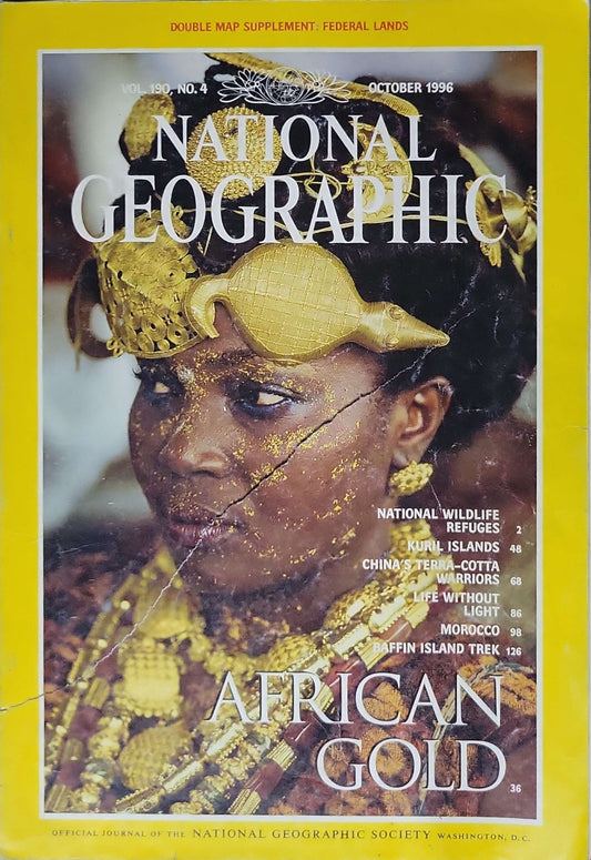 National Geographic (1996): October 1996 — Vol. 190, No. 4 By Carol Beckwith and Angela Fisher and National Geographic Society