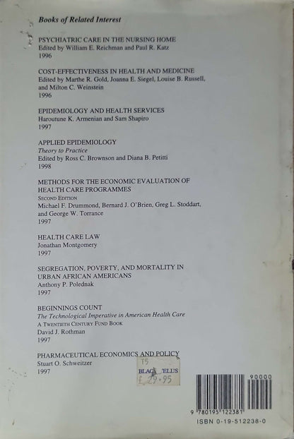 The Heart of Long-Term Care (1998) By Rosalie A. Kane and Robert L. Kane and Richard C. Ladd