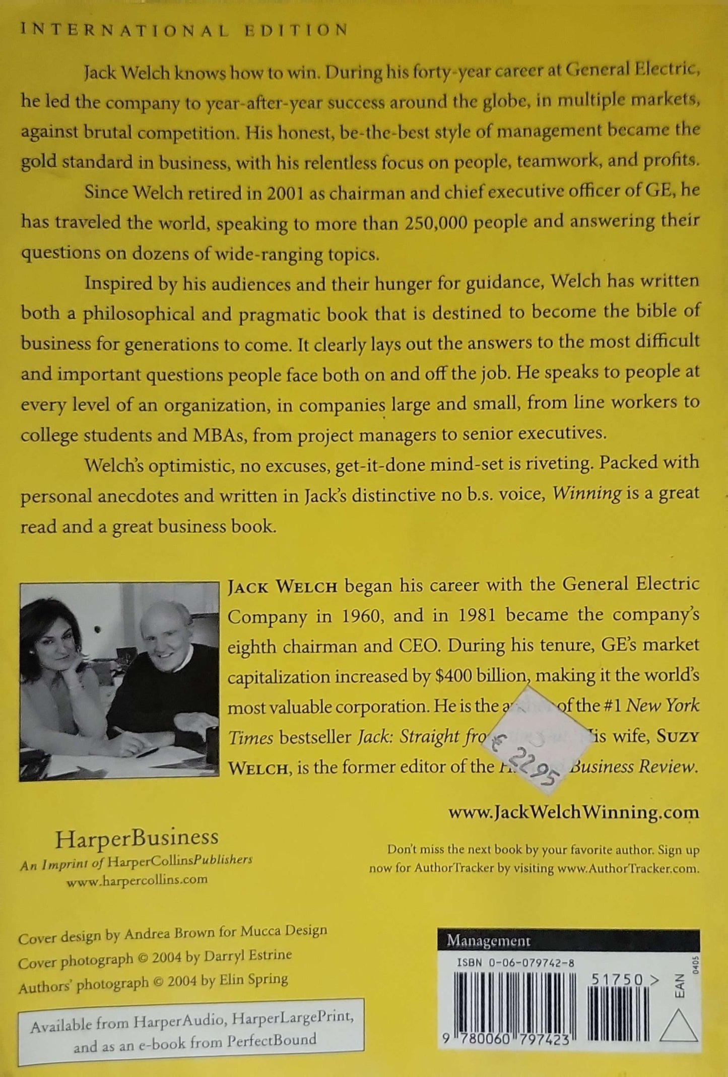 WINNING By Jack Welch and Suzy Welch