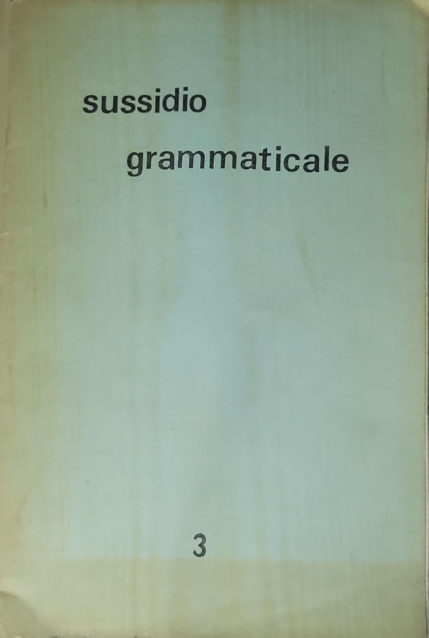 sussidio grammaticale