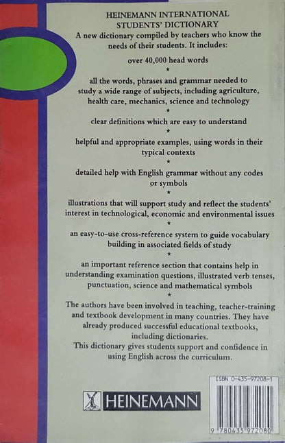 Heinemann International Students' Dictionary
