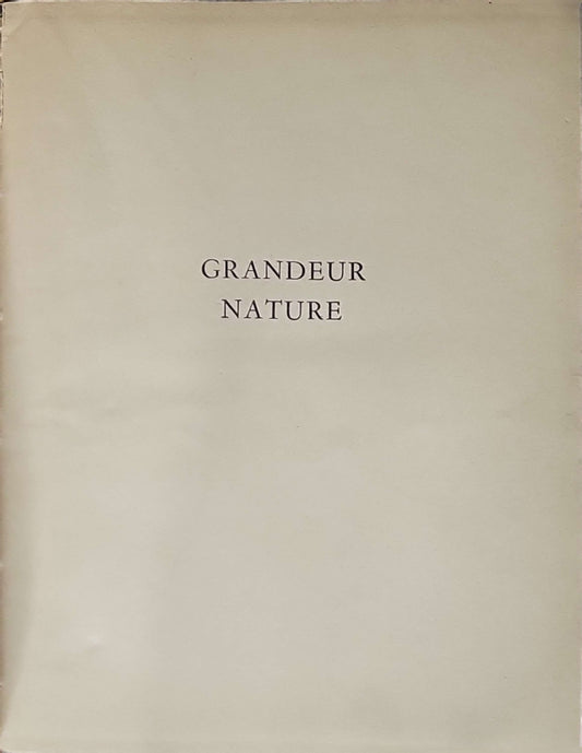 Grandeur nature By Henri Troyat