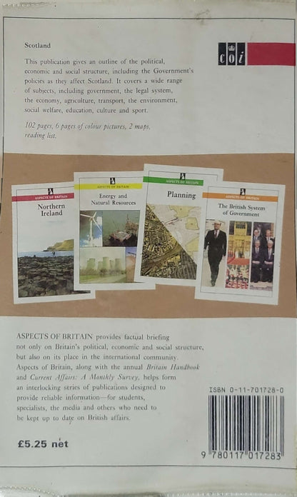 Scotland (1993): Aspects of Britain By Great Britain. Central Office of Information. Reference Services