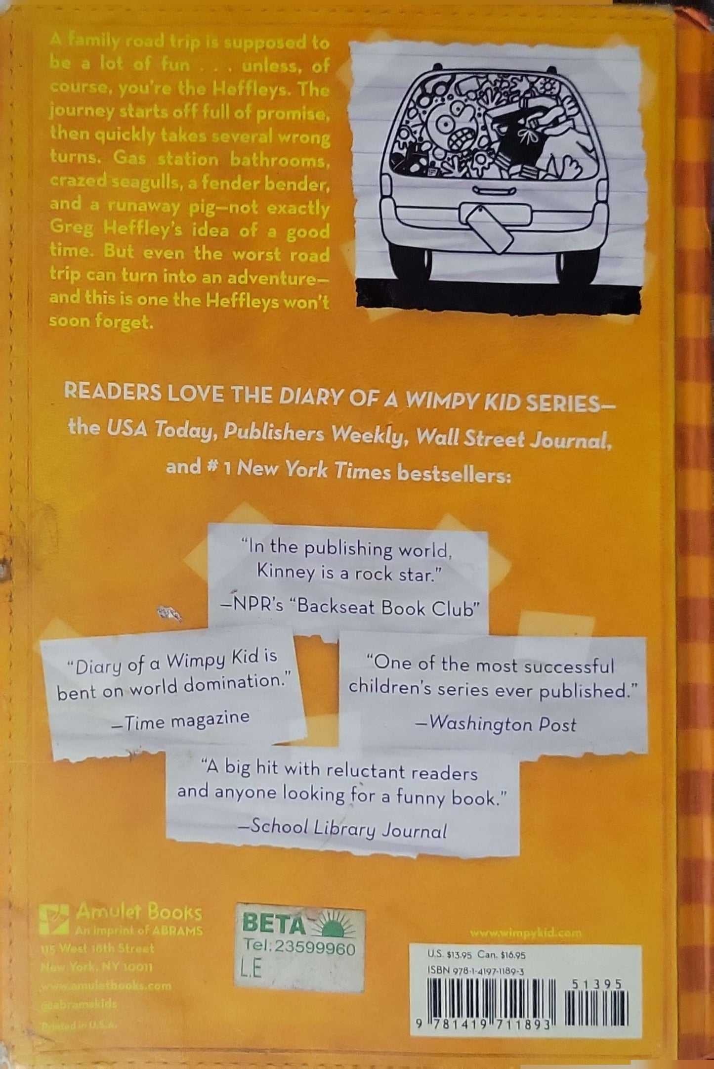 Diary of a Wimpy Kid: The Long Haul (2014): Hardcover edition By Jeff Kinney
