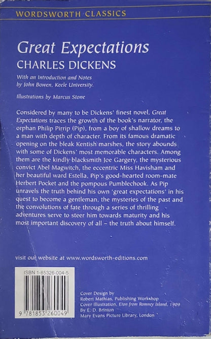 Great Expectations (1992): With an Introduction and Notes by John Bowen; Illustrations by Marcus Stone (Wordsworth Classics edition) By Charles Dickens