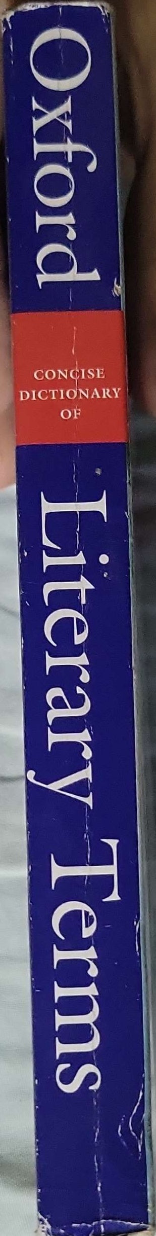 Oxford Concise Dictionary of Literary Terms: Oxford Paperback Reference By Chris Baldick