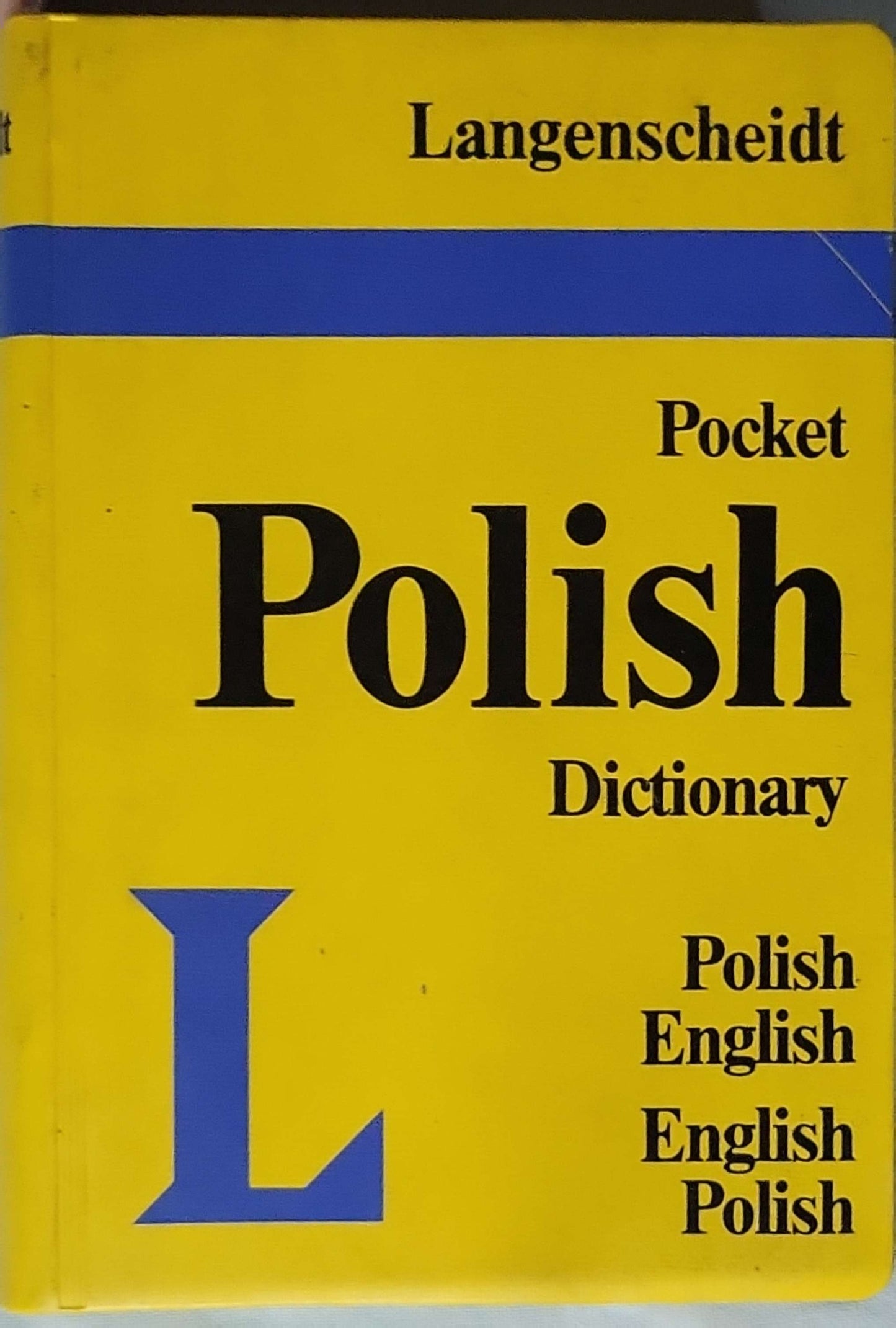 Langenscheidt's Pocket Polish Dictionary (1985): English–Polish, Polish–English By Tadeusz Grzebieniowski