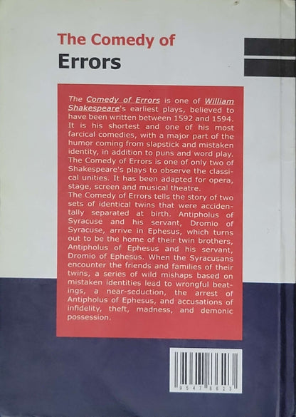 The Comedy of Errors By William Shakespeare