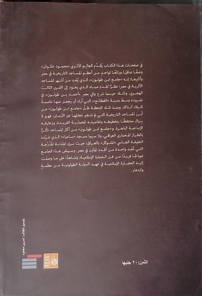 تاريخ ووصف الجامع الطولوني - محمود عكوش
