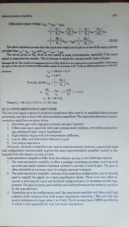 A Course in Electronics and Electrical Measurements and Instrumentation